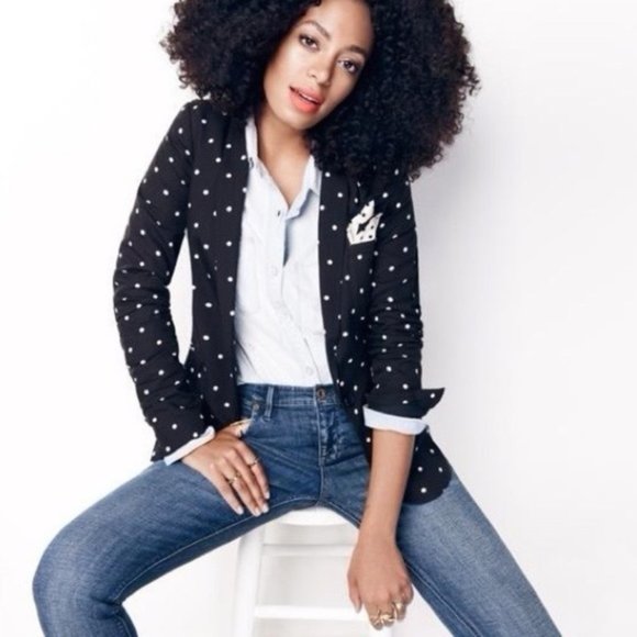 Madewell Jackets & Blazers - NWT Madewell Buckley Tailors Polka Dot Blazer 0